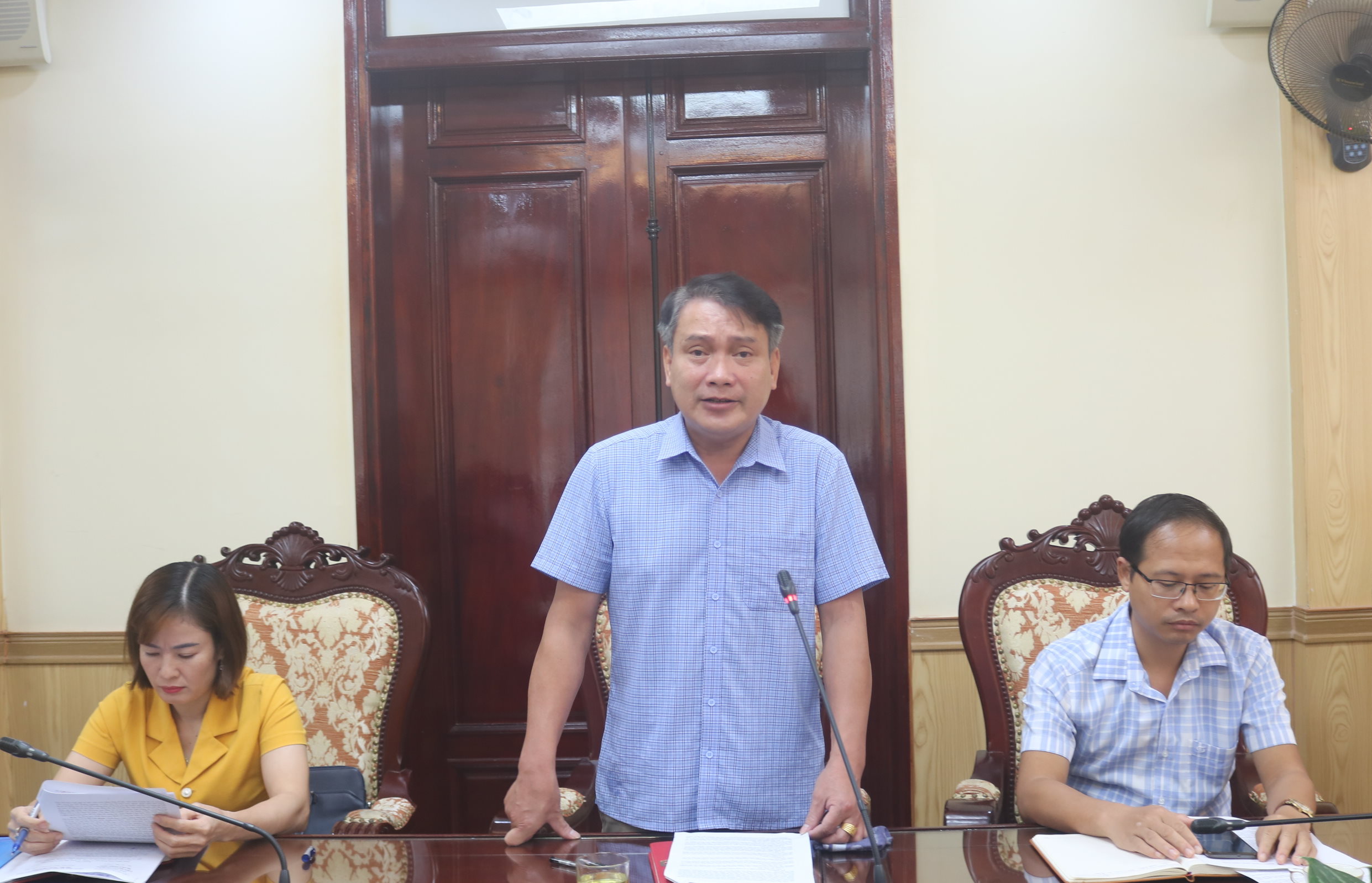 Đồng chí Bùi Sỹ Hà, Phó Ban Dân vận Huyện uỷ Kết quả hoạt động của Mặt trận Tổ quốc, các tổ chức chính trị - xã hội quý III, nhiệm vụ trọng tâm quý IV/2022