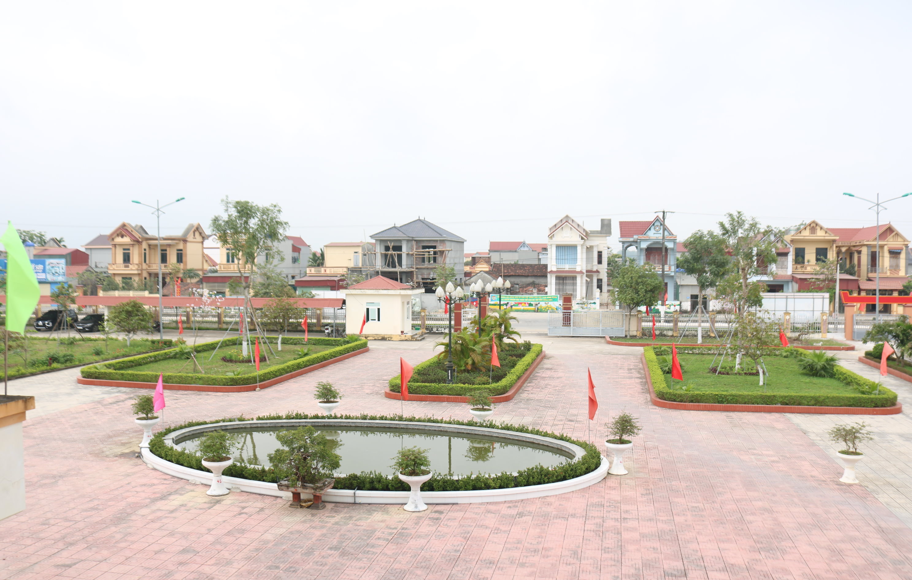 Khu công sở xã Thiệu Nguyên khang trang, sạch đẹp'