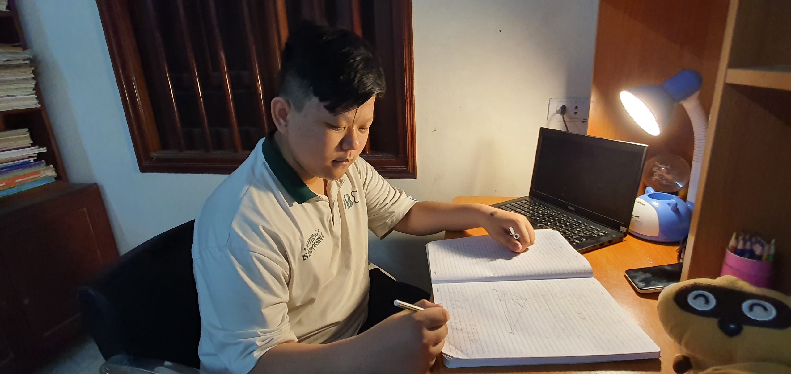 Em Lê Minh Đức, học sinh trường THCS Vạn Hà, khoa đầu vào Trường THPT Chuyên Lam Sơn, năm học 2023-2024