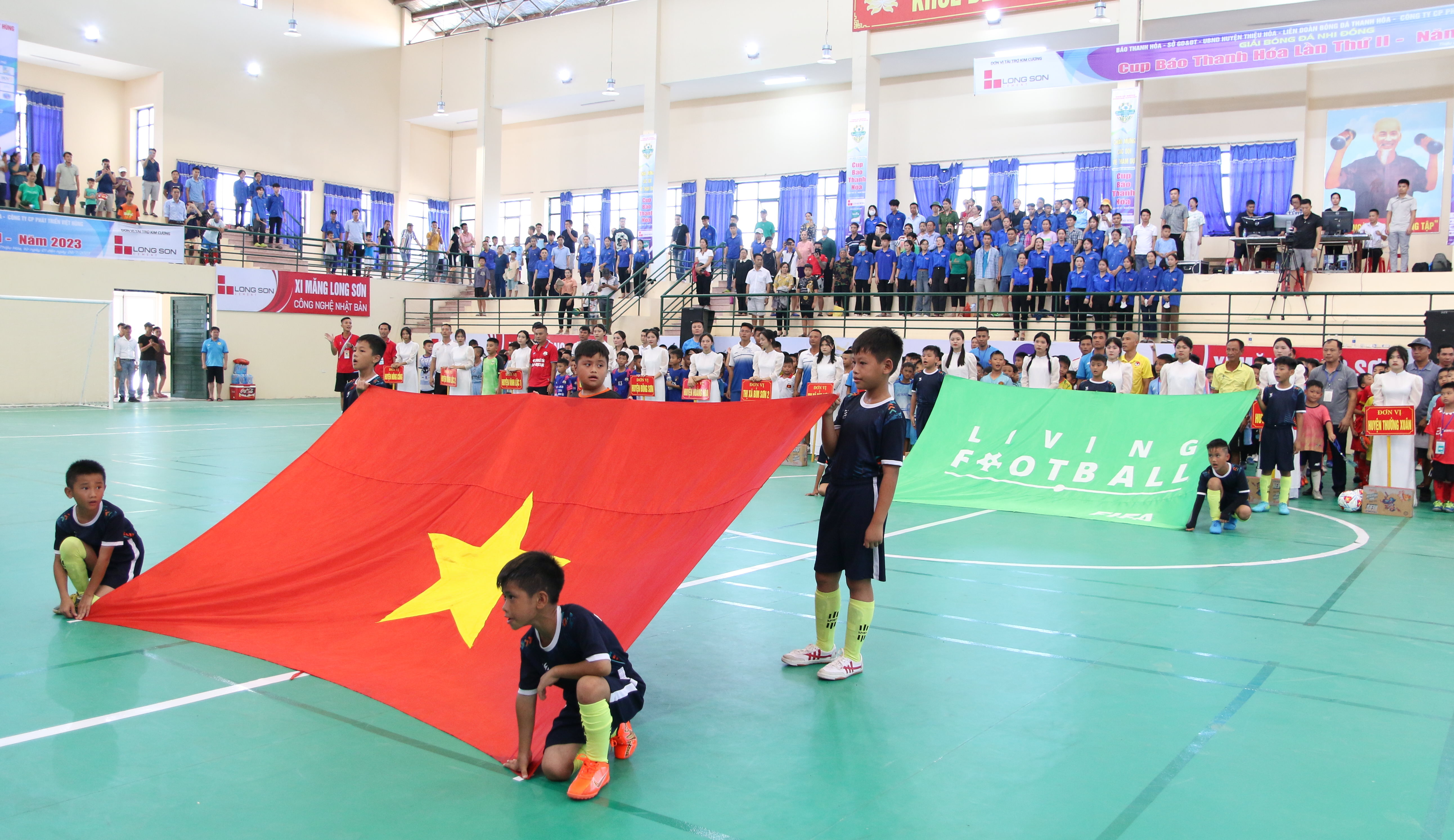 Khai mạc giải bóng đá nhi đồng Cup Báo Thanh Hoá lần thứ 2