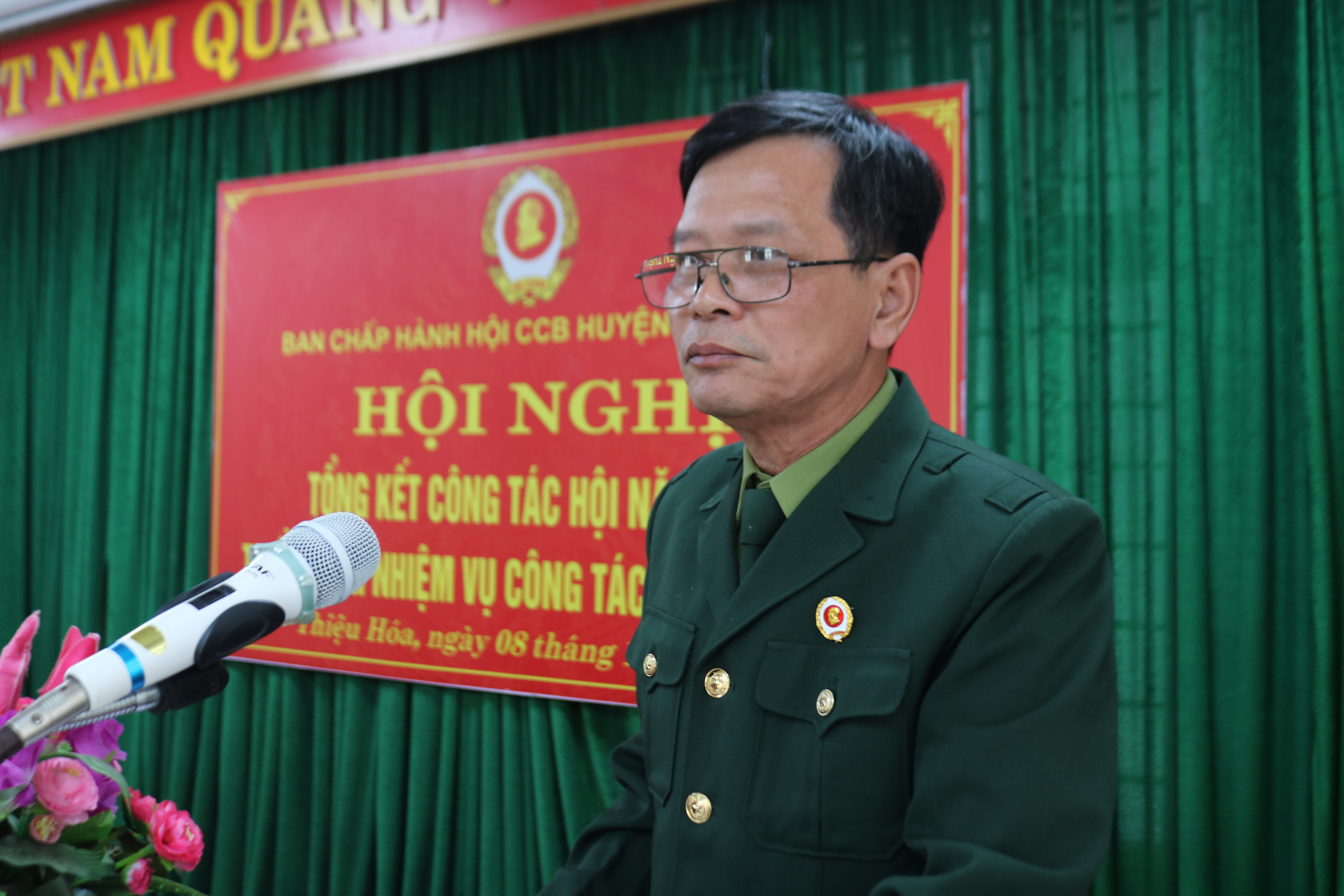Đại biểu xã Thiệu Ngọc tham luân tại hội nghị