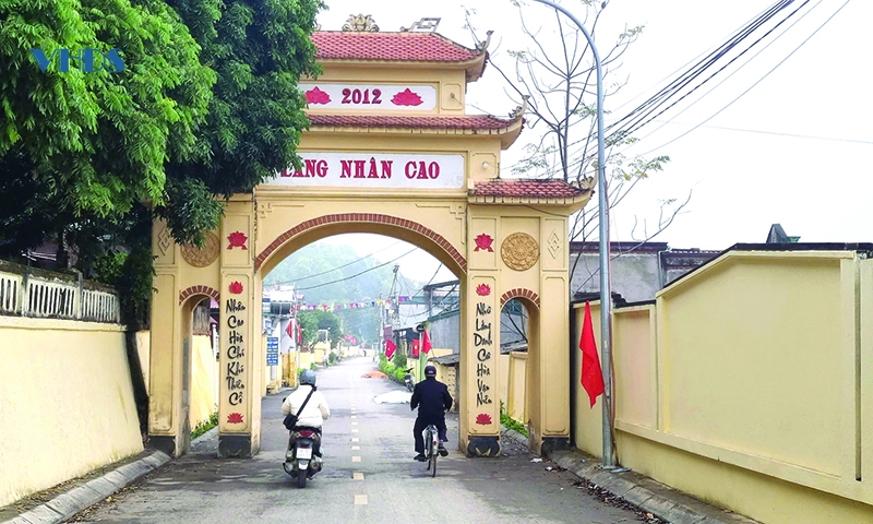 Làng Nhân Cao, xã Thiệu Quang