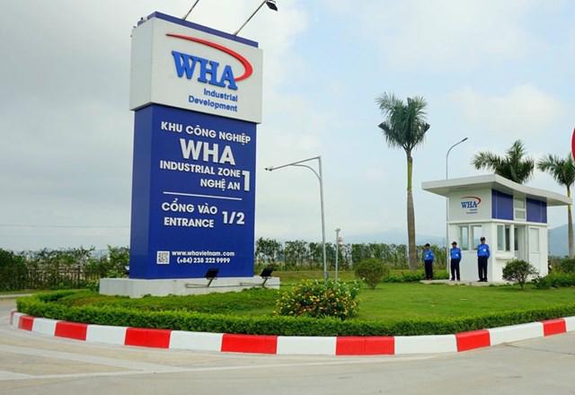 Khu công nghiệp của tập đoàn WHA xây dựng tại Nghệ An