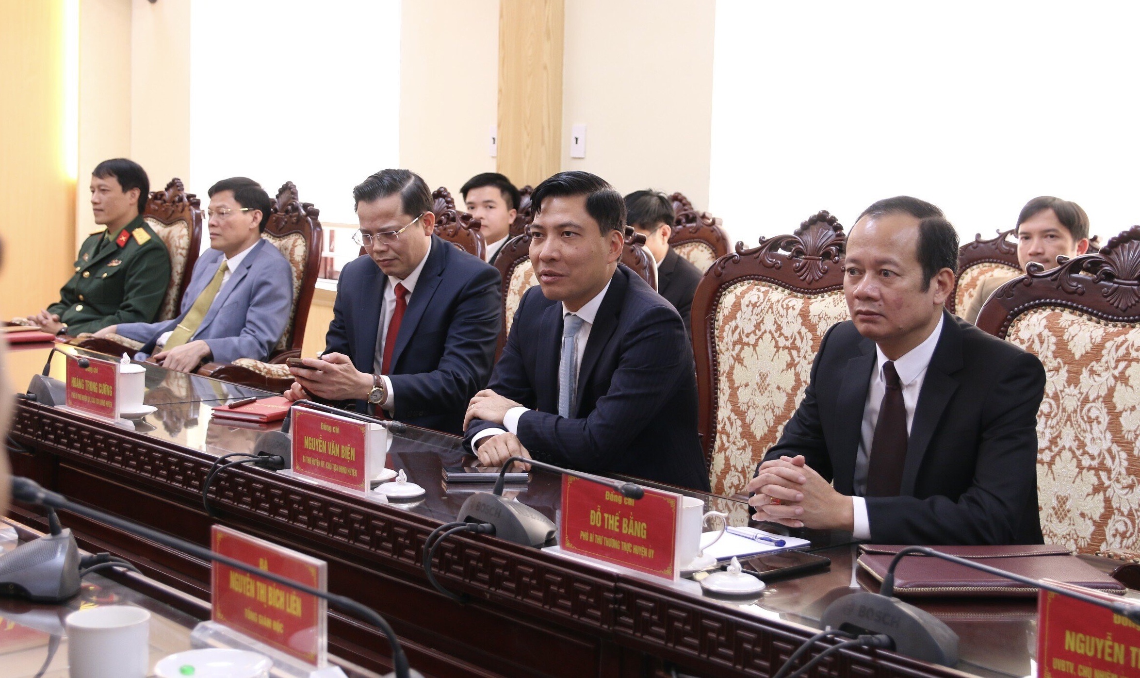 Lãnh đạo huyện Thiệu Hoá tiếp và làm việc với Tập đoàn WHA